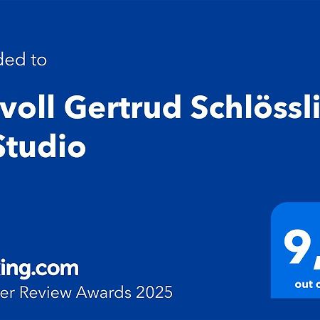 סנט גאלן Stilvoll Gertrud Schloessli 1 Zi Studio מראה חיצוני תמונה