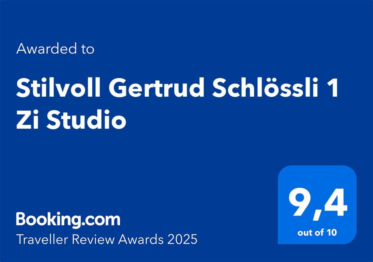 סנט גאלן Stilvoll Gertrud Schloessli 1 Zi Studio מראה חיצוני תמונה